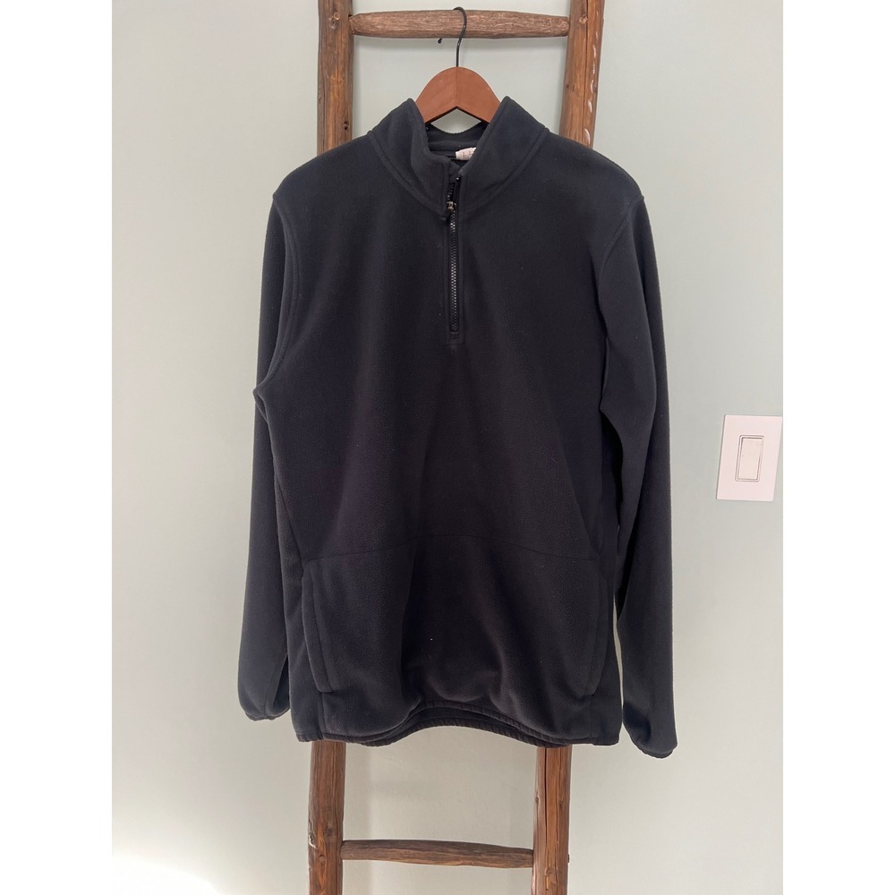 Under Armour Fleece‎ Pullover Half Zip Warm Athletic Black Mens Size XL